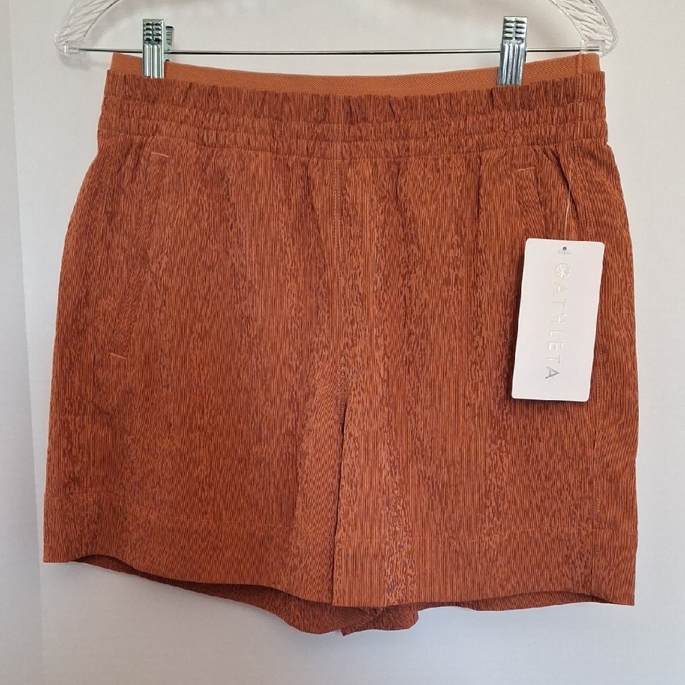 New Athleta Echo Short Orange